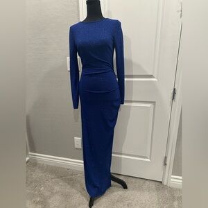 Blue Fitted Dress